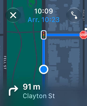 App Plans, instructions de navigation au bas de l’écran