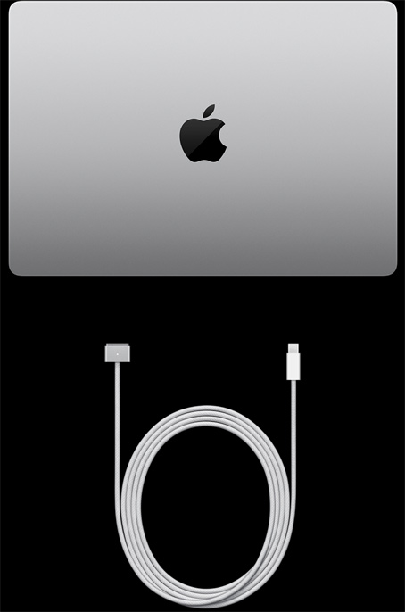 14‑palcový MacBook Pro a kábel USB‑C na MagSafe 3
