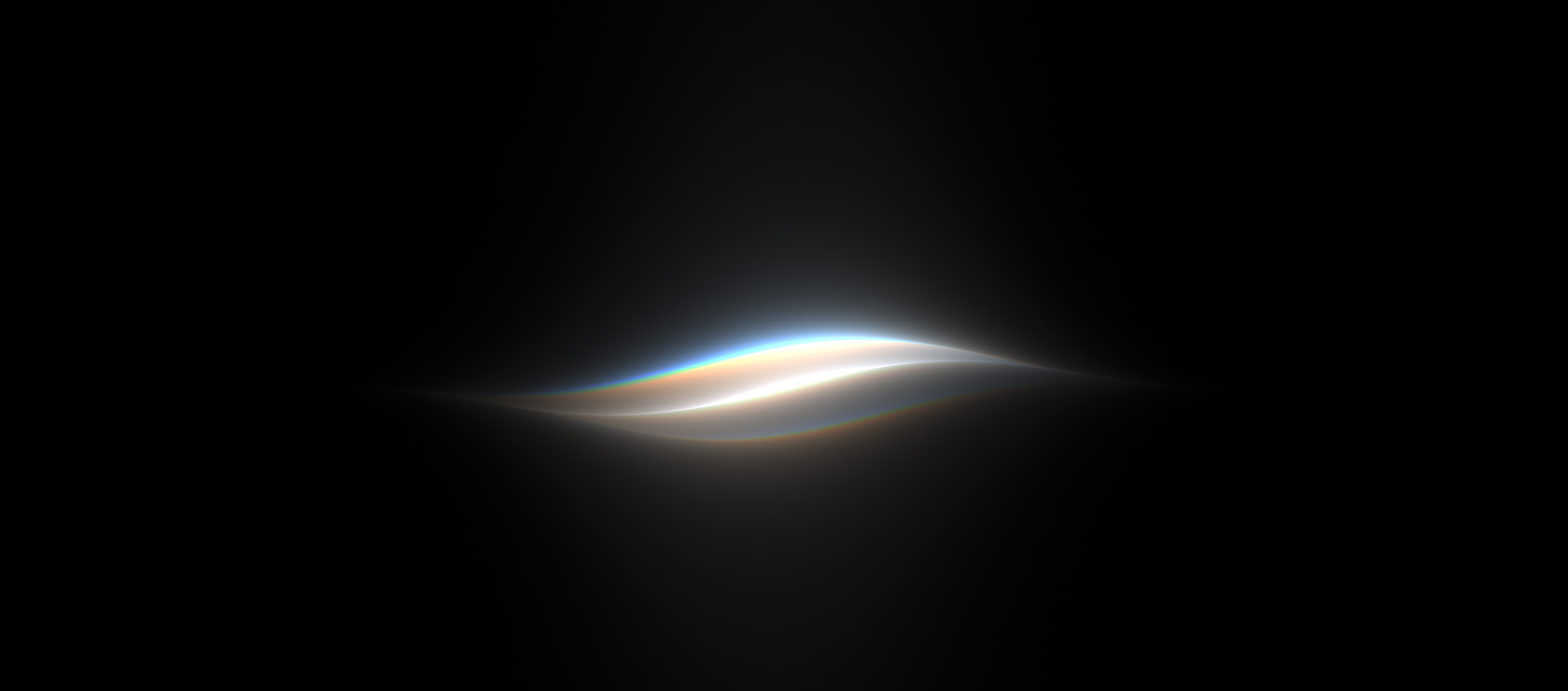 Uma onda de cores simboliza a Siri AI