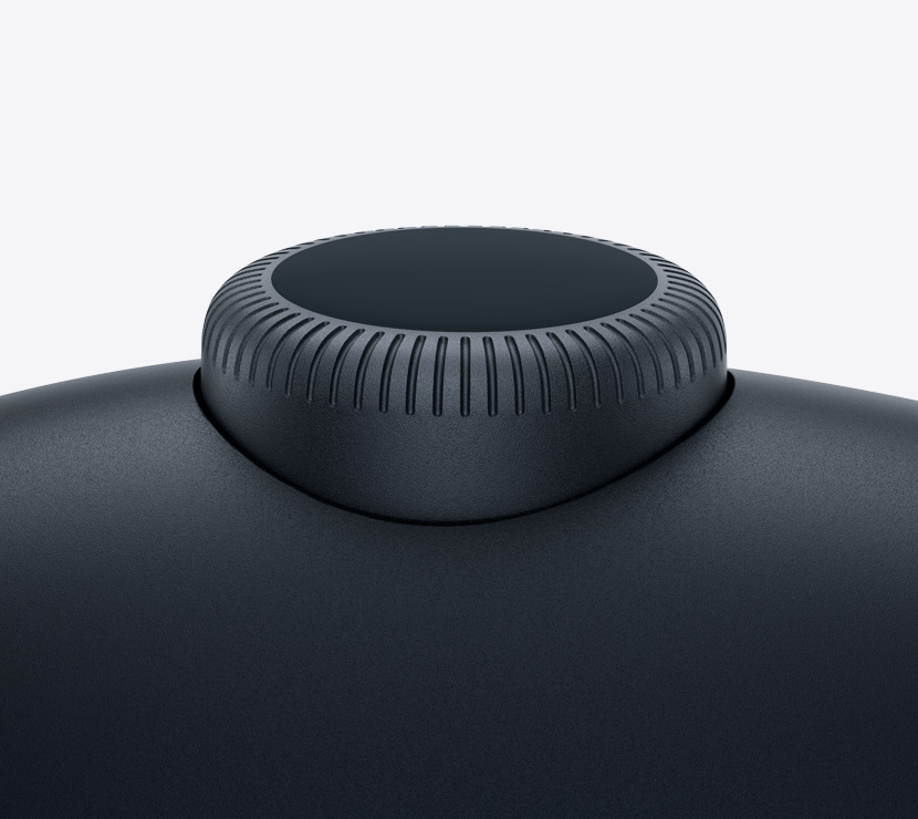 Ausinės „AirPods Max 2“, vidurnakčio spalvos, „Digital Crown“ detalė
