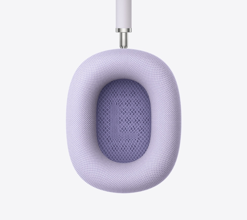 Ausinės „AirPods Max 2“, violetinės spalvos, pagalvėlės vidinės dalies detalė