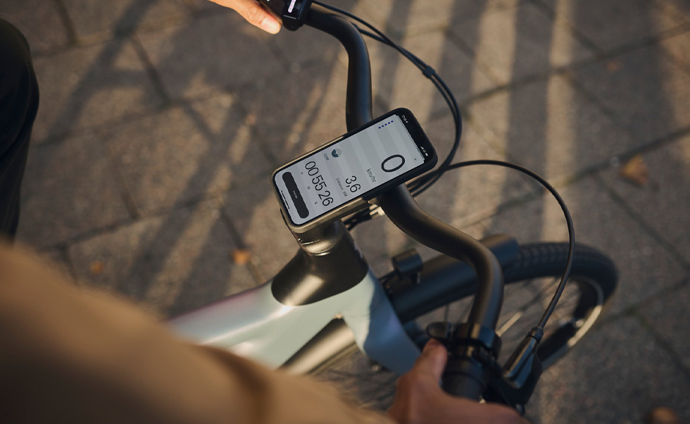 Kunderne kan se køredata i realtid fra deres elcykler.