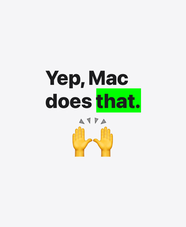 Jah, Mac mõistab  kõike